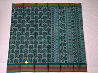 Load image into Gallery viewer, Printed Mangalagiri Cotton Saree With Zari Border