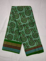 Load image into Gallery viewer, Printed Mangalagiri Cotton Saree With Zari Border