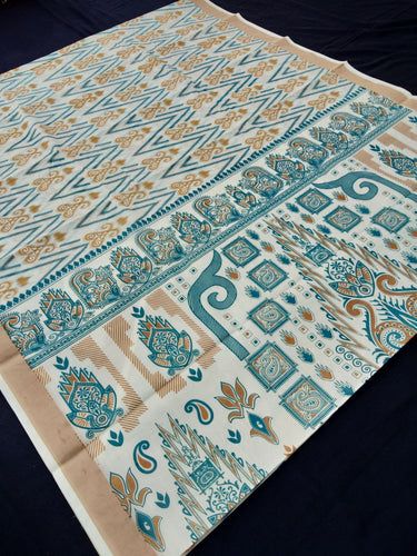 PRINTED KERALA COTTON SAREES