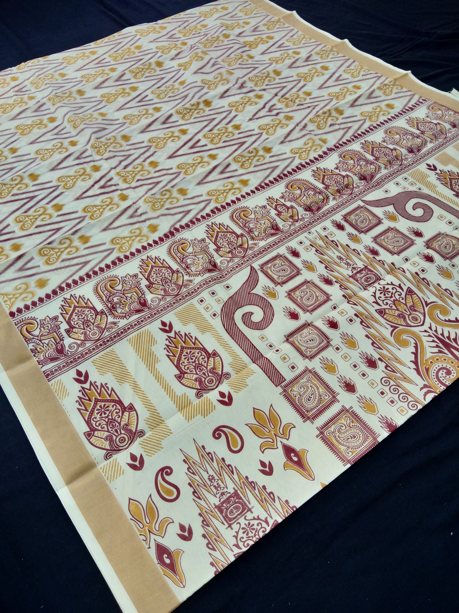 PRINTED KERALA COTTON SAREES