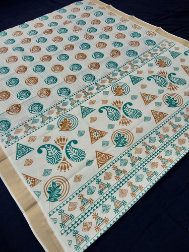 PRINTED KERALA COTTON SAREES