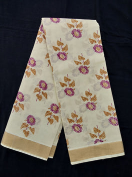 PRINTED KERALA COTTON SAREES