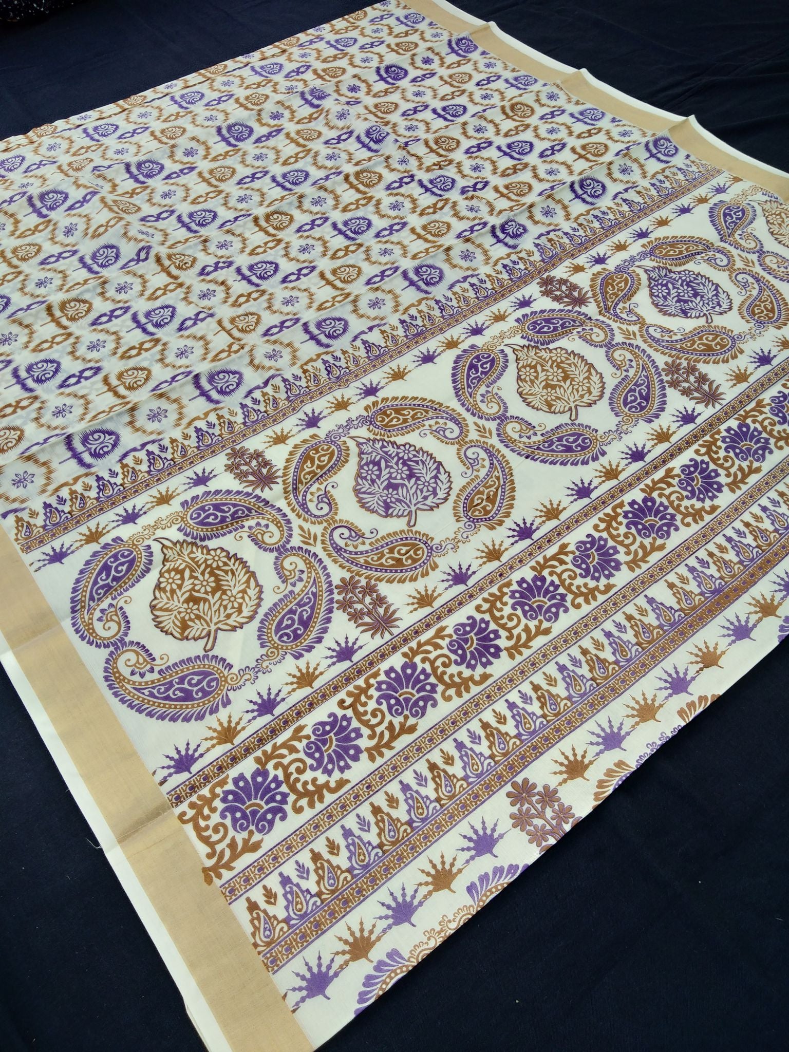 PRINTED KERALA COTTON SAREES
