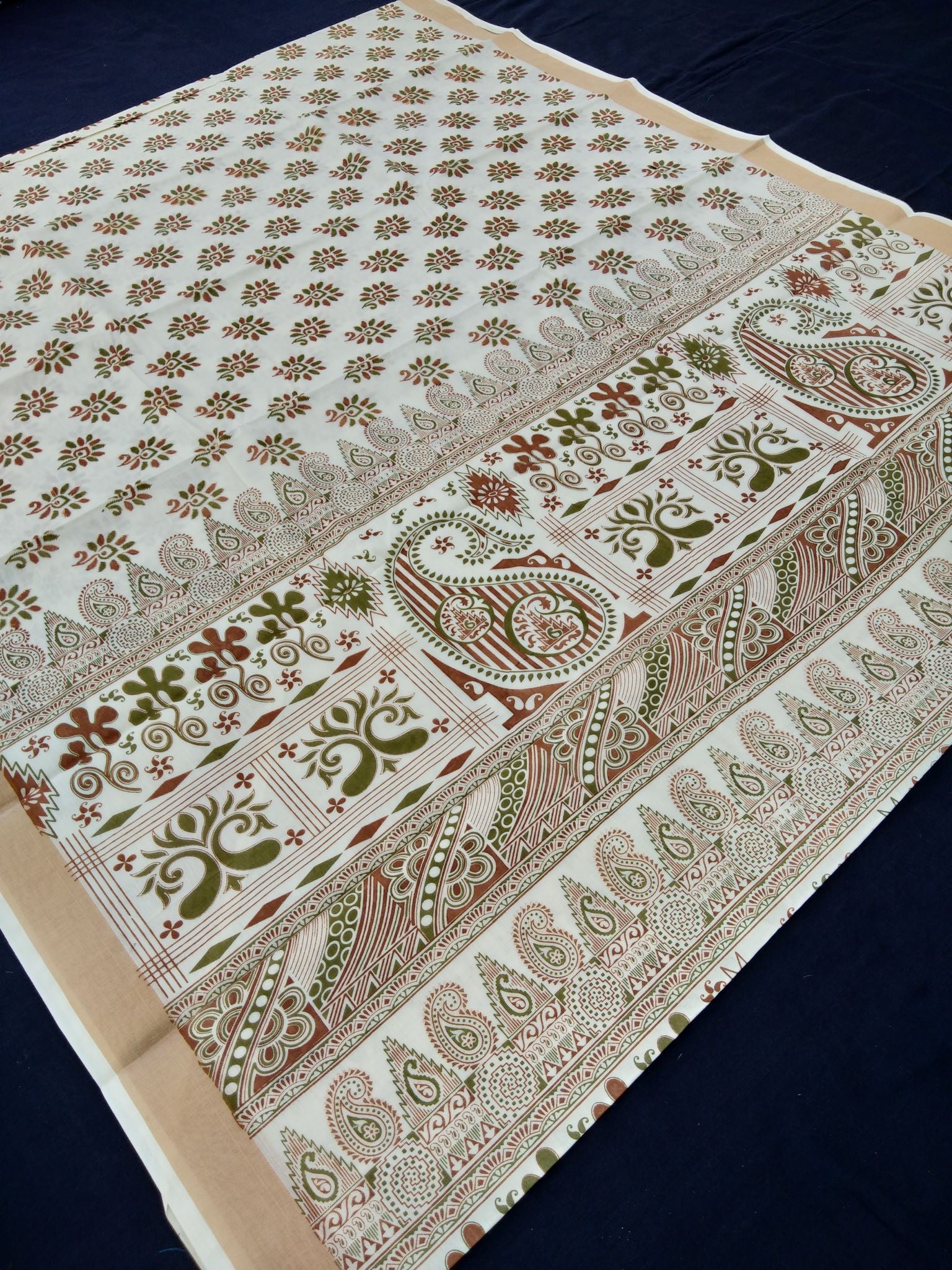 PRINTED KERALA COTTON SAREES