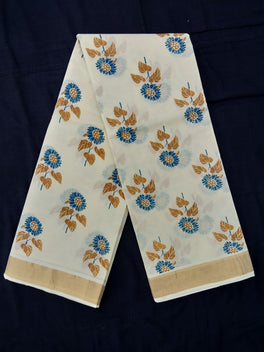 PRINTED KERALA COTTON SAREES