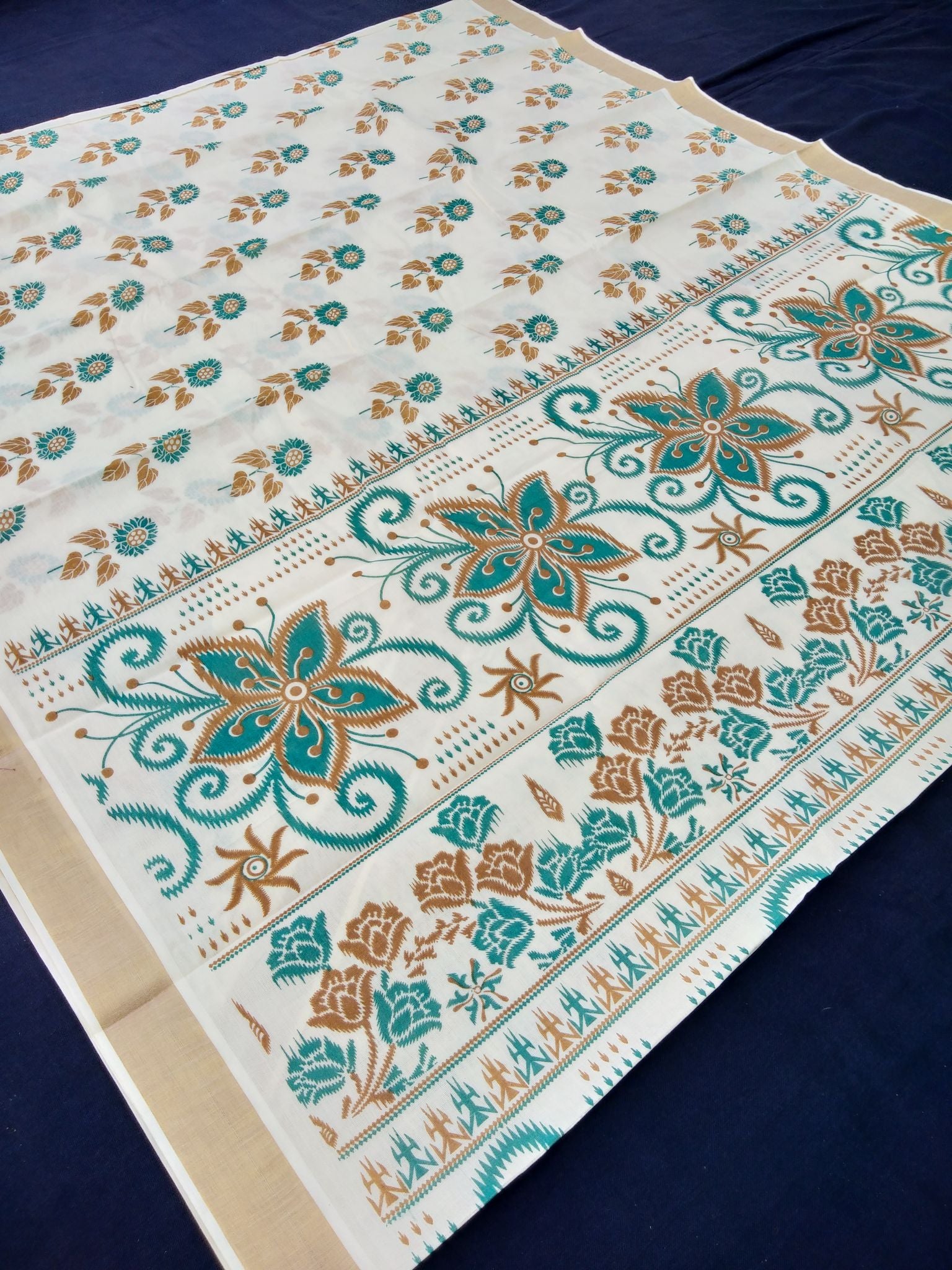 PRINTED KERALA COTTON SAREES