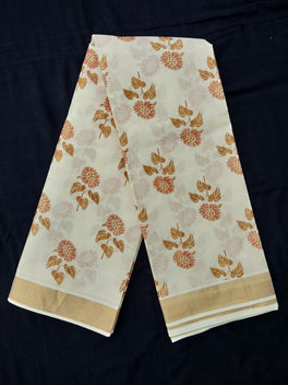 PRINTED KERALA COTTON SAREES