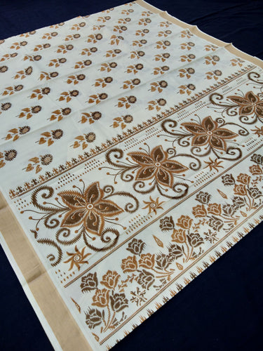 PRINTED KERALA COTTON SAREES