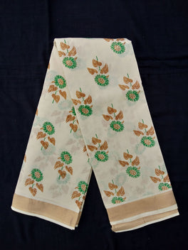 PRINTED KERALA COTTON SAREES