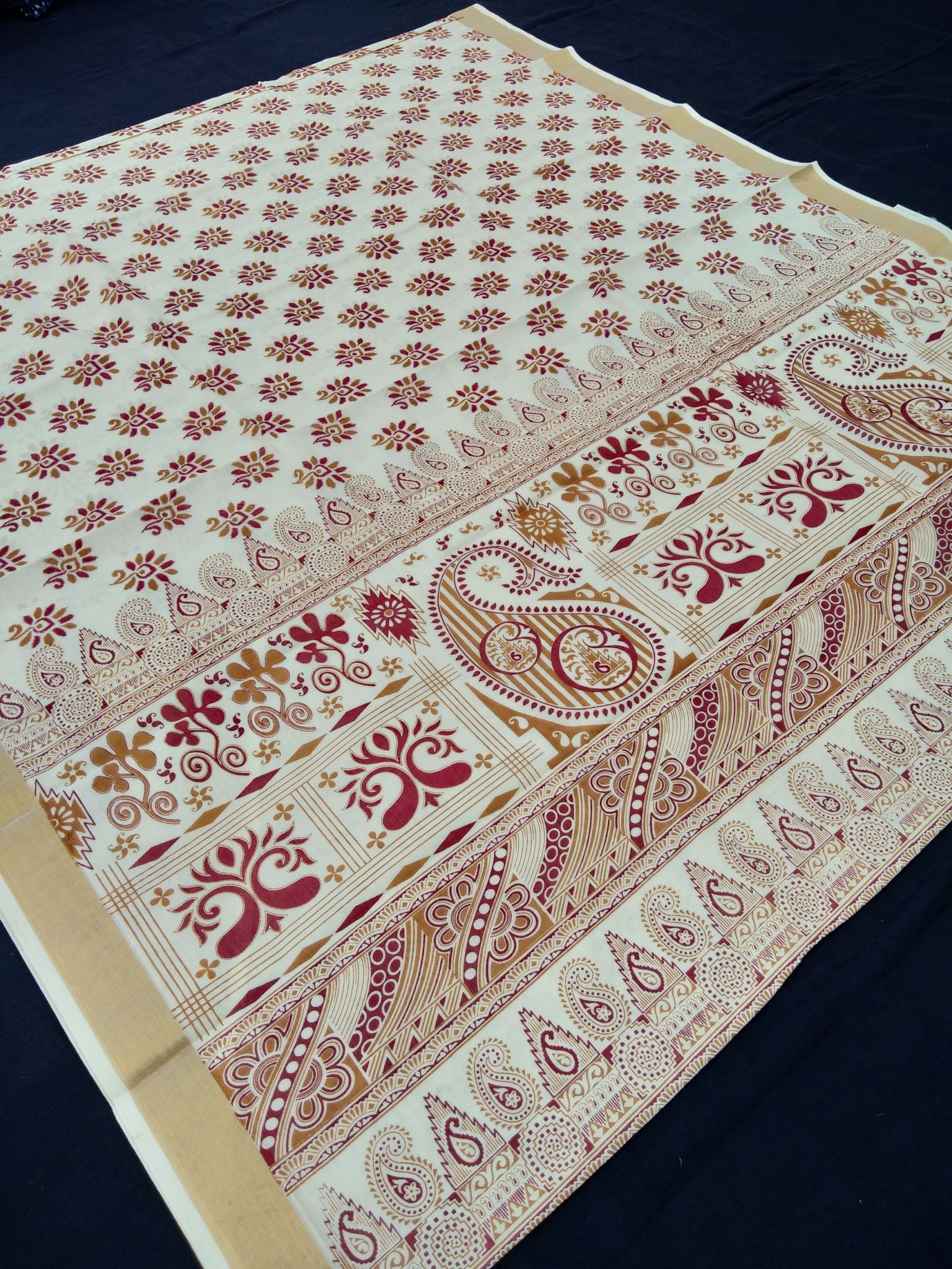 PRINTED KERALA COTTON SAREES
