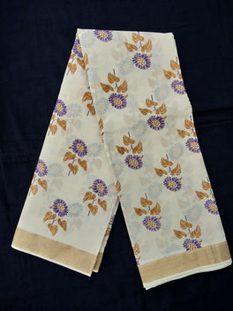 PRINTED KERALA COTTON SAREES