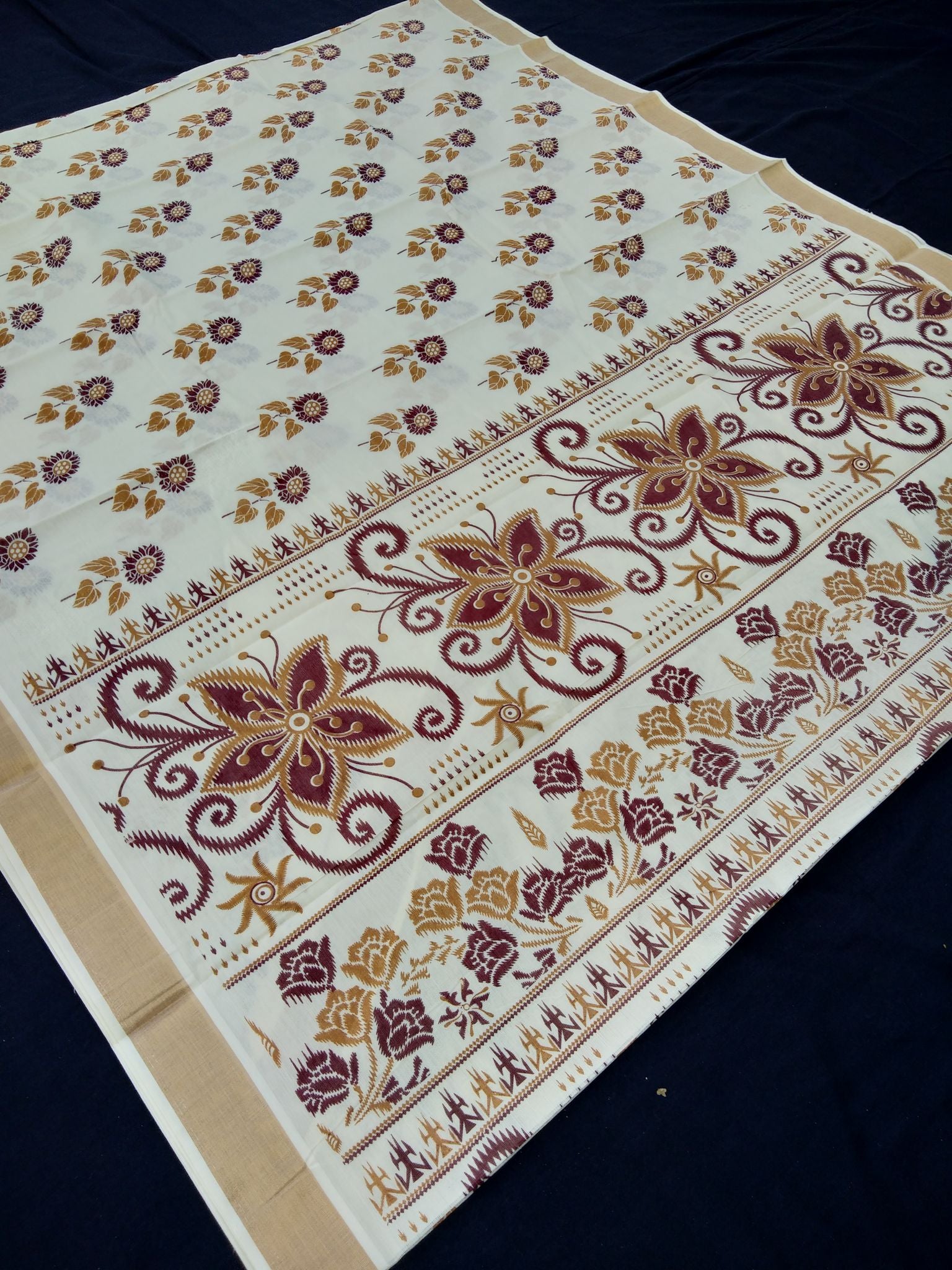 PRINTED KERALA COTTON SAREES