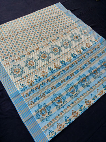 Printed Mangalagiri Cotton Sarees