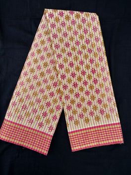 Printed Mangalagiri Cotton Sarees