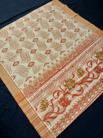 Load image into Gallery viewer, Printed Mangalagiri Cotton Sarees