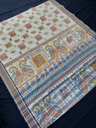Printed Mangalagiri Cotton Sarees
