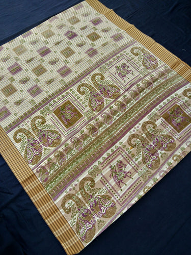 Printed Mangalagiri Cotton Sarees