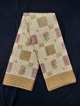 Printed Mangalagiri Cotton Sarees