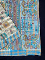 Load image into Gallery viewer, Printed Mangalagiri Cotton Sarees