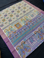 Load image into Gallery viewer, Printed Mangalagiri Cotton Sarees