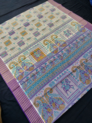 Printed Mangalagiri Cotton Sarees