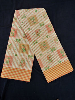 Printed Mangalagiri Cotton Sarees