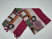 Load image into Gallery viewer, Mota Cotton Saree Comes With Bangladesh Print