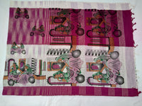 Load image into Gallery viewer, Mota Cotton Saree Comes With Bangladesh Print