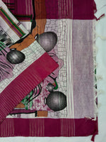 Load image into Gallery viewer, Mota Cotton Saree Comes With Bangladesh Print