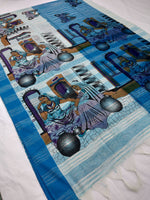 Load image into Gallery viewer, Mota Cotton Saree Comes With Bangladesh Print