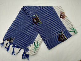 Mota Cotton Saree Comes With Bangladesh Print