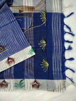 Load image into Gallery viewer, Mota Cotton Saree Comes With Bangladesh Print