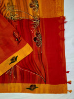 Load image into Gallery viewer, Mota Cotton Saree Comes With Bangladesh Print