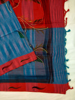 Load image into Gallery viewer, Mota Cotton Saree Comes With Bangladesh Print