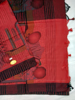 Load image into Gallery viewer, Mota Cotton Saree Comes With Bangladesh Print