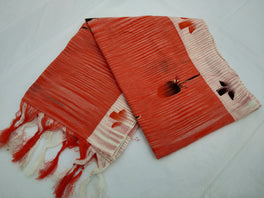 Mota Cotton Saree Comes With Bangladesh Print