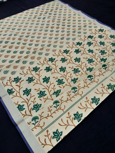 PRINTED KERALA COTTON SAREES