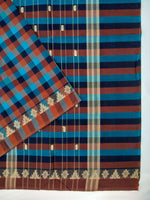 Load image into Gallery viewer, Trendy Chettinadu Cotton Sarees Comes With Checks Buta