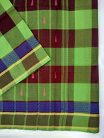 Load image into Gallery viewer, Trendy Chettinadu Cotton Sarees Comes With Checks Buta