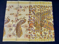 Load image into Gallery viewer, Printed Kerala Cotton Tissue (Gold Zari )
