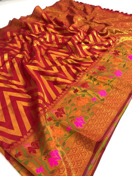 Royal Banarasi Silk With Beautiful Zari