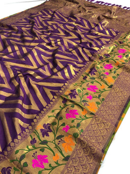 Royal Banarasi Silk With Beautiful Zari