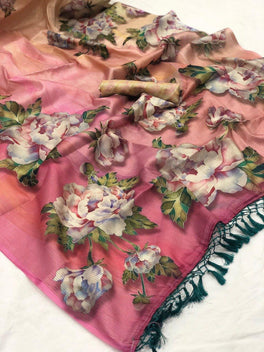 Japanese Rainbow Classic Digital Printed Sarees