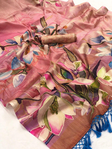 Japanese Rainbow Classic Digital Printed Sarees