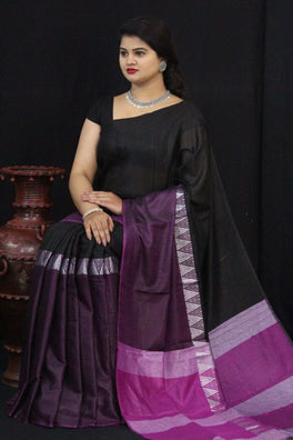 Linen Chanderi Cotton Saree