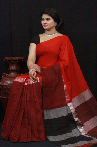Linen Chanderi Cotton Saree